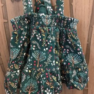 Gymboree Forest Theme suspender skirt